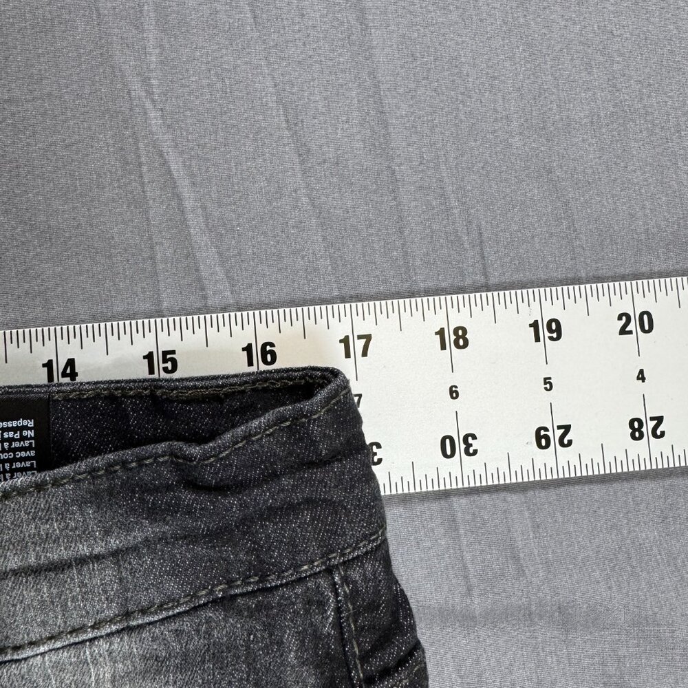 NWOT Southpole Jeans Mens 34x34 Black Skinny Distressed Paint Splatter Acid Wash - Picture 5 of 7